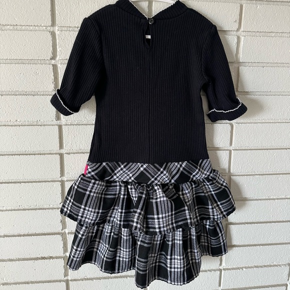 Long sleeve plaid dress - Picture 4 of 4